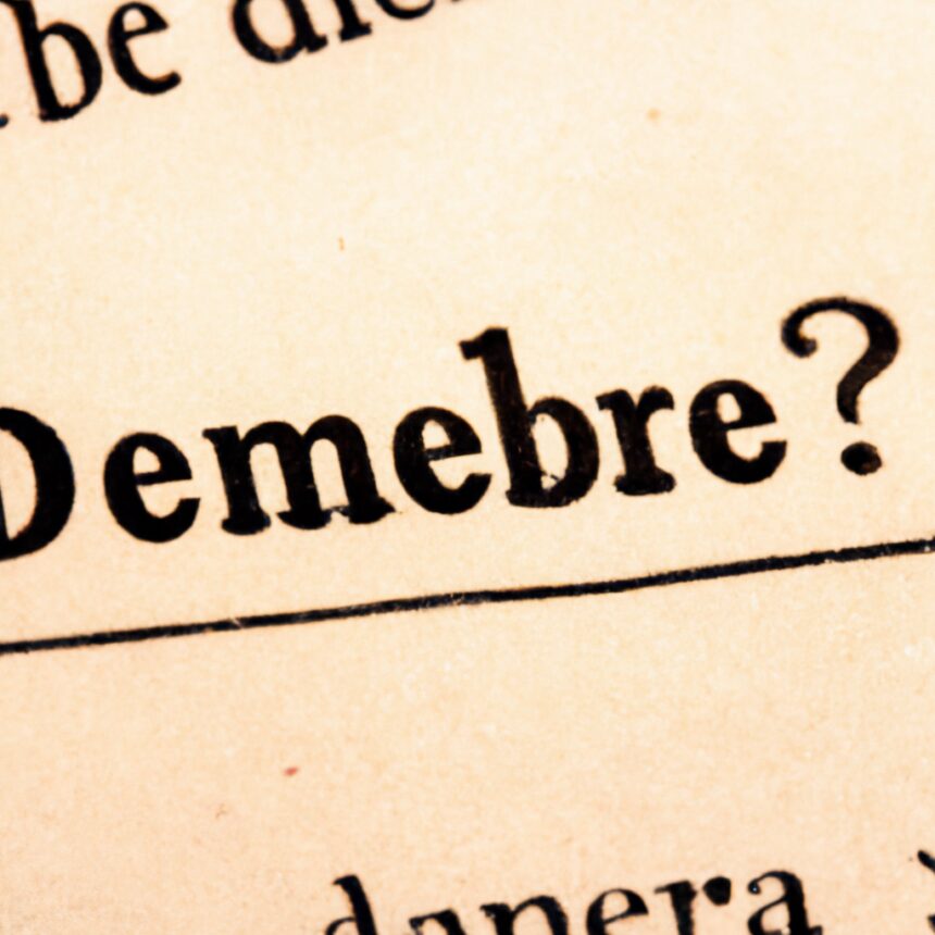 O que significa Diciembre em Espanhol?