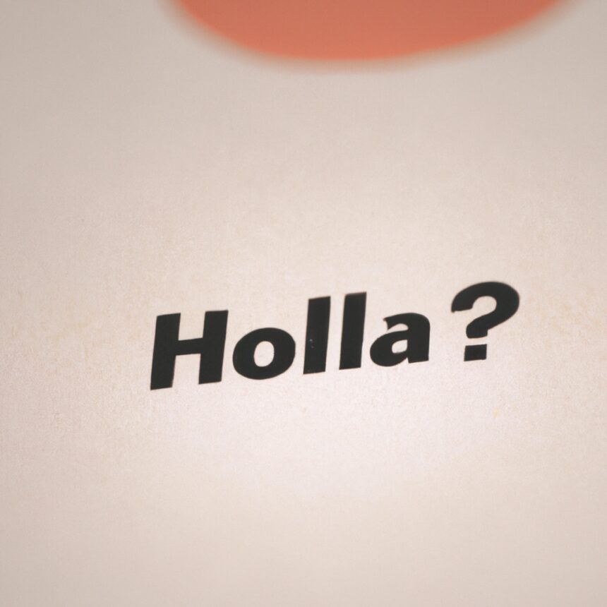 O que significa hola em português?