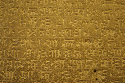 O que significa a escrita cuneiforme?