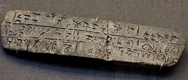 O que significa a escrita hieroglífica?