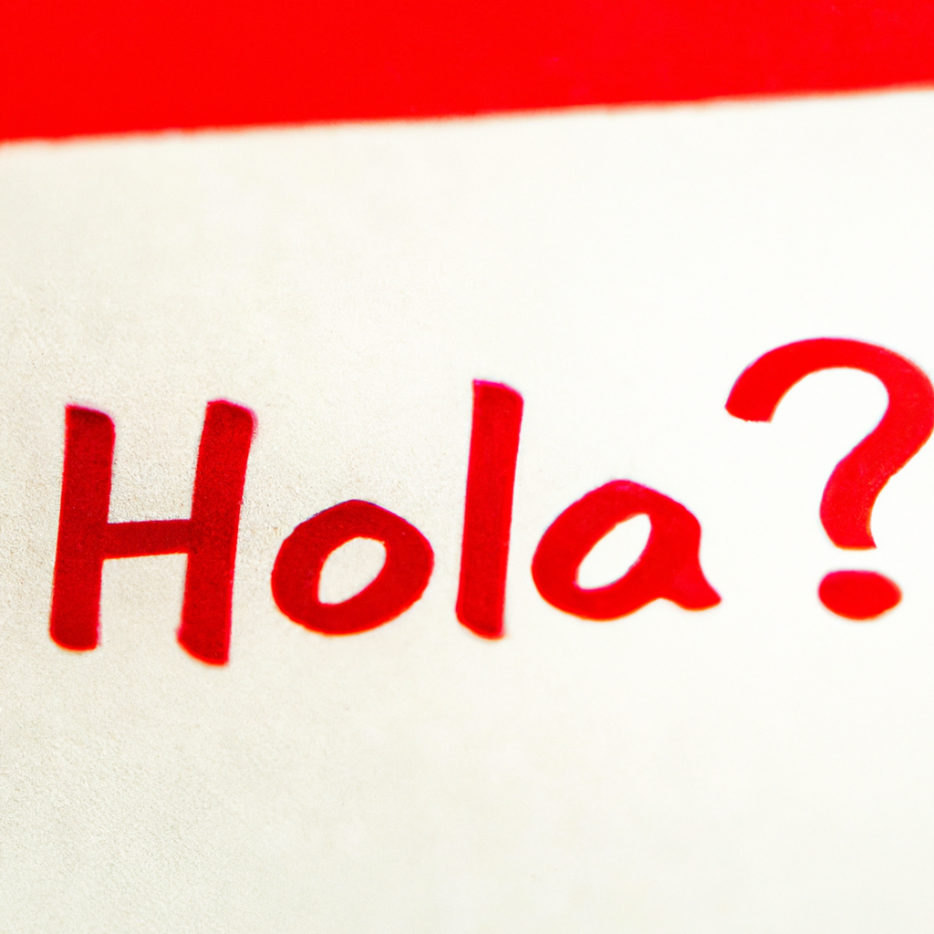 O que significa ¡Hola! em Espanhol?