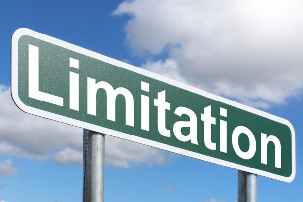 O que significa limitation?